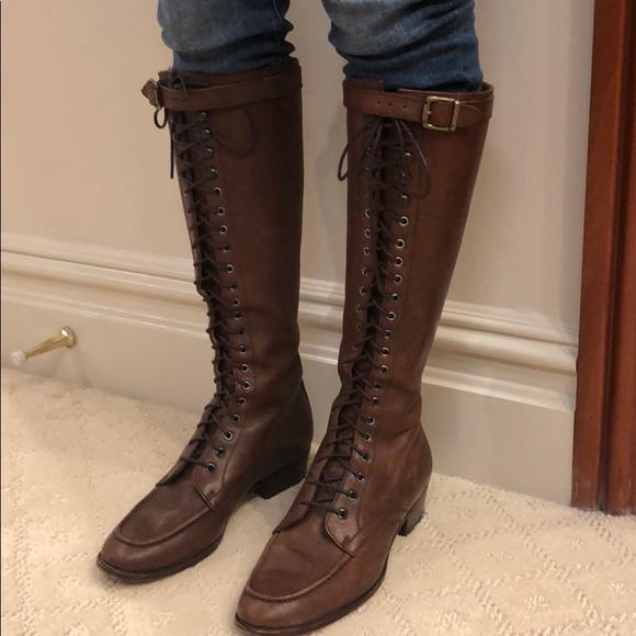 Ralph Lauren Lace up Boots - Picture 2 of 10